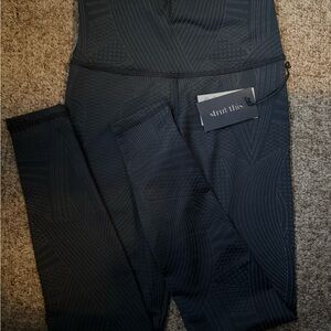 Strut This Black Patterned Leggings